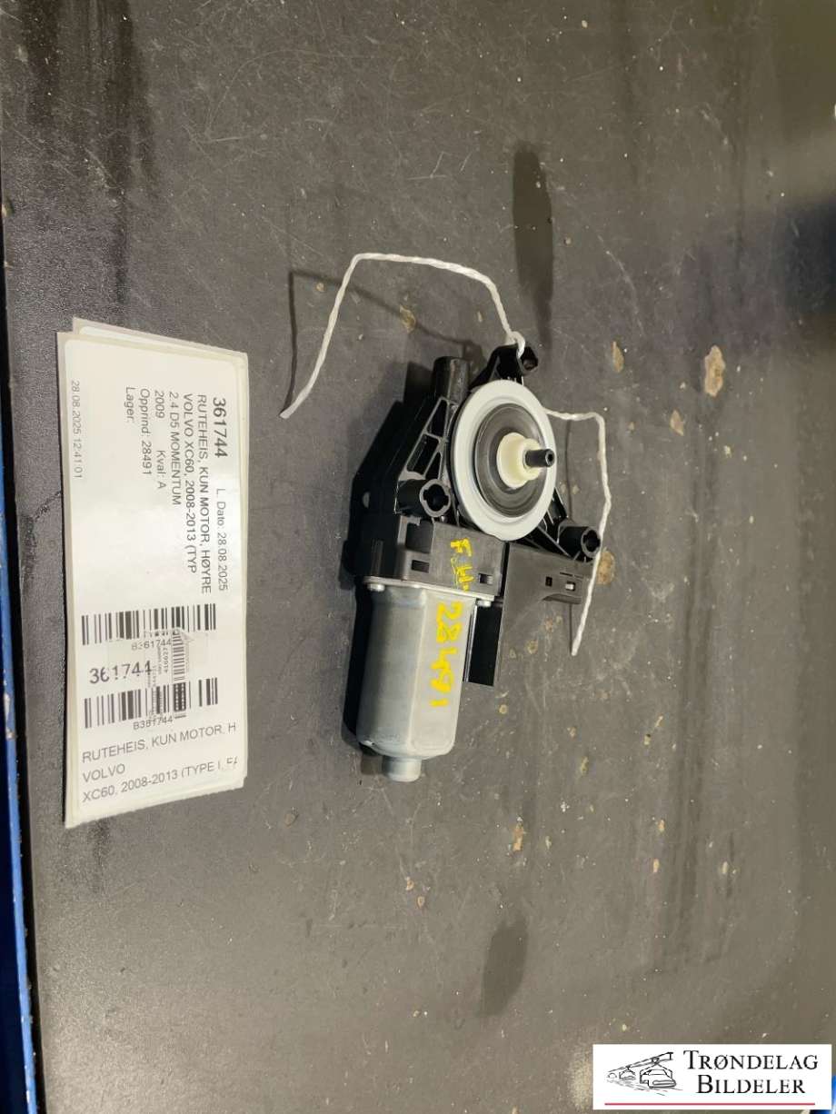 Ruteheis, kun motor, høyre foran til Volvo XC60, 2008-2013 (Type I, Fase 1) (966296-102)