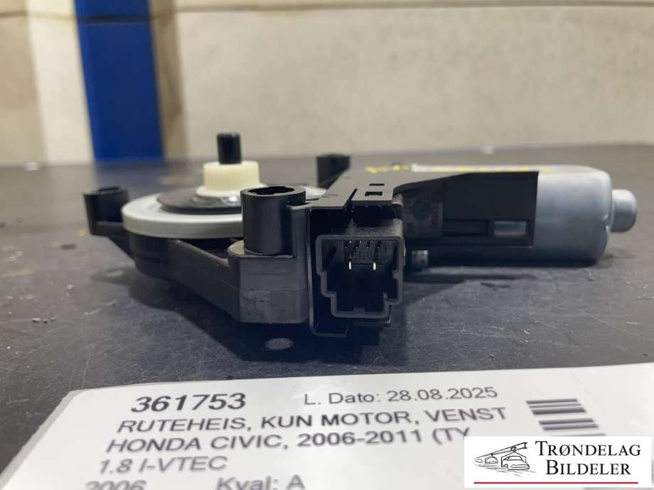 Ruteheis, kun motor, venstre foran til Honda Civic 2006-2011 (Type VIII)  (72250SMGE01|)