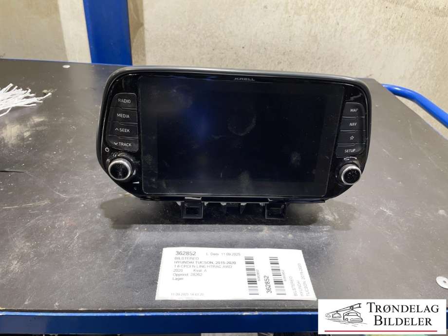Bilstereo til Hyundai Tucson, 2015-2020  (96560-D70104X)