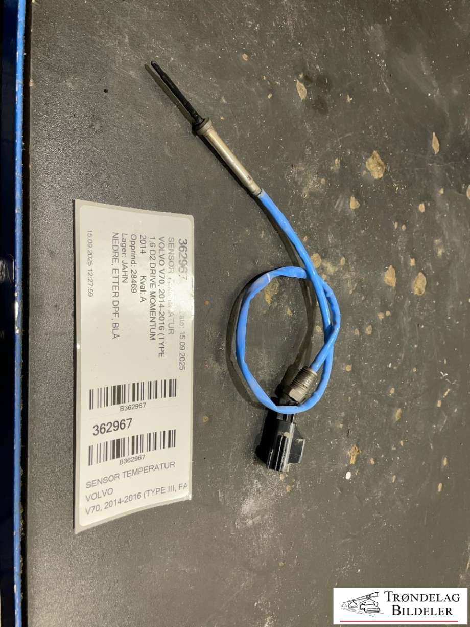 Sensor temperatur til Volvo V70, 2014-2016 (Type III, Fase 2)  (30777344)