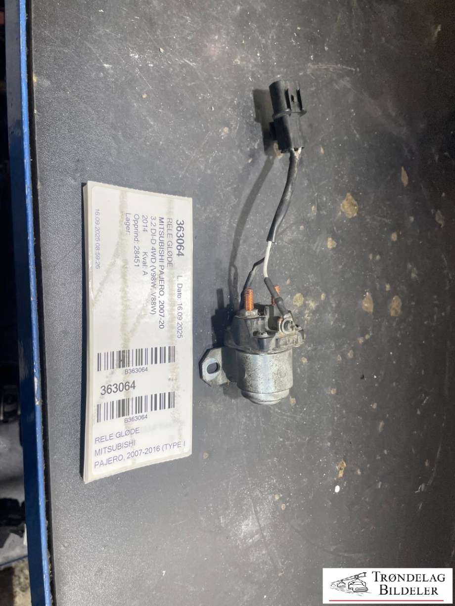 Rele gløde til Mitsubishi Pajero, 2007-2016 (Type IV, Fase 1)  (MD342751)