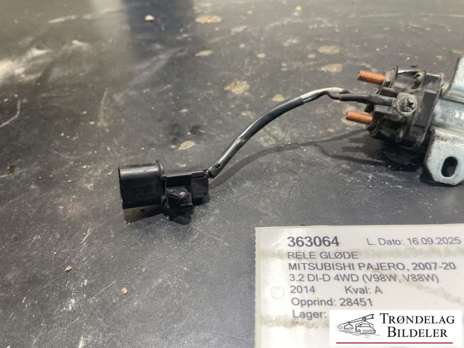 Rele gløde til Mitsubishi Pajero 2007-2016 (Type IV, Fase 1)  (MD342751|K5T43077|)