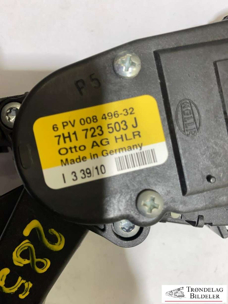 Pedal gass til VW Transporter / Caravelle 2009-2015 (Fase 2) (T5) (T5) (7H1723503J|)