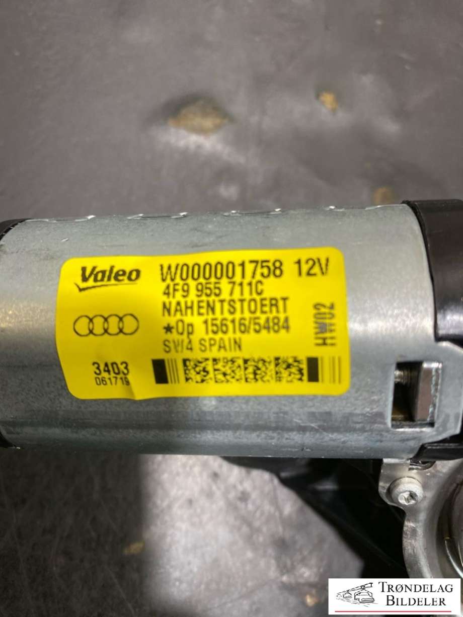 Viskermotor bakrute til Audi A4, Allroad 2009-2016 (Type I) (B8) (B8) (4F9955711C|4F9955711E|)