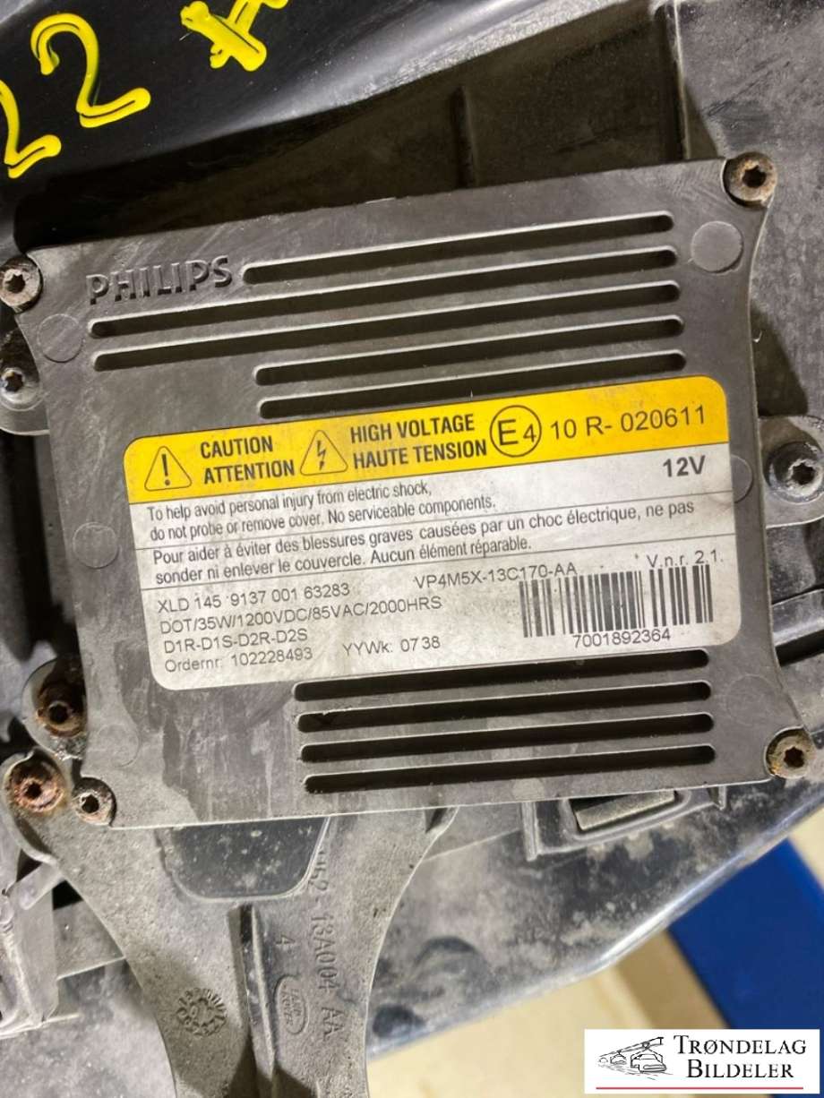 Frontlykt høyre xenon til Land Rover Freelander 2007-2014 (Type II)  (6H5213W029EC|)