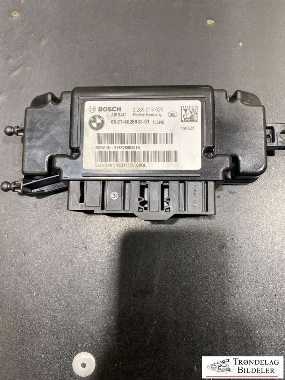 Styreenhet airbag hovedsensor til BMW M3, 2014-2019 (F80) (F80) (0285013626)