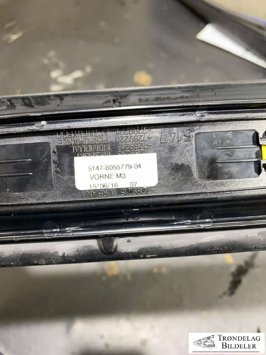 Lister til BMW M3 2014-2019 (F80) (F80) (51 47 8 055 779|)