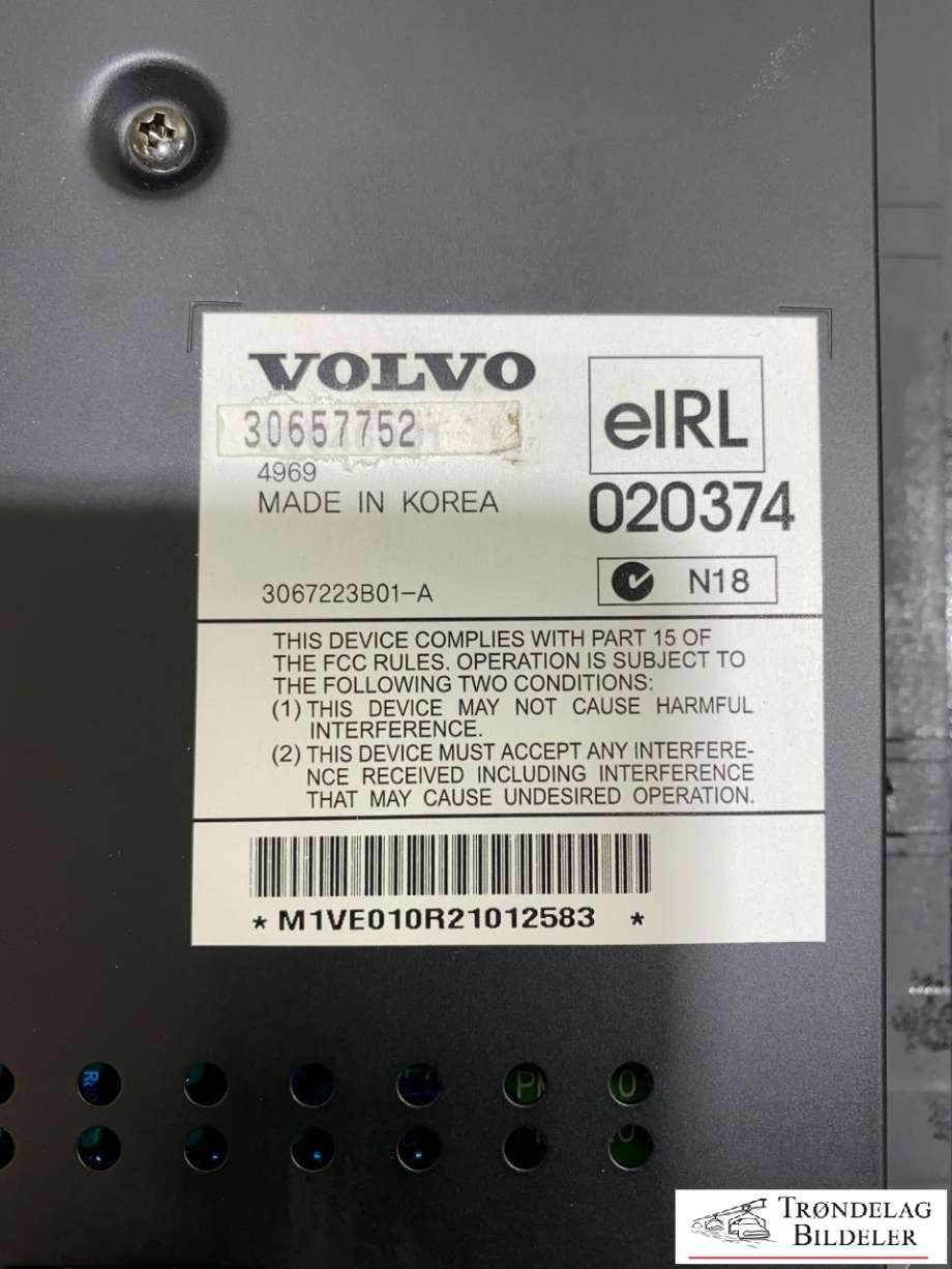 Bilstereo forsterker til Volvo XC90 2002-2006 (Type I, Fase 1) (30679173|)