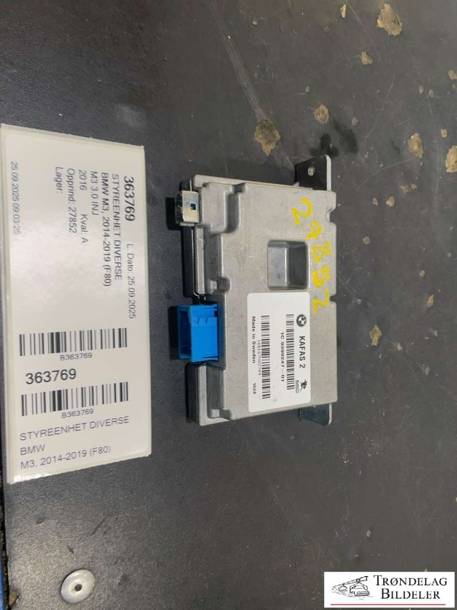 Styreenhet diverse til BMW M3 2014-2019 (F80) (F80) (1C 9399247-01|)