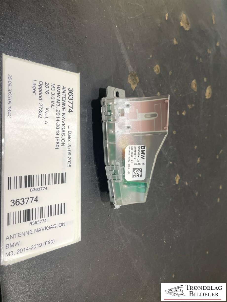 Antenne navigasjon til BMW M3, 2014-2019 (F80) (F80) (9350089-02)