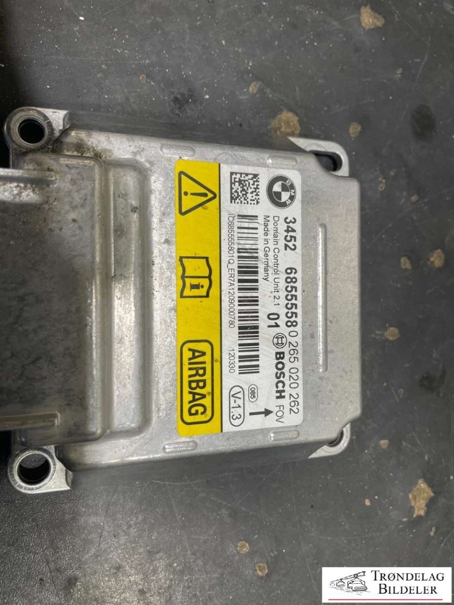 Styreenhet airbag hovedsensor til BMW 1-Serie 2011-2015 (Fase 1) (F20/F21) (F20/F21) (3452 6855558|0 265 020 262|34 52 6 887 754)