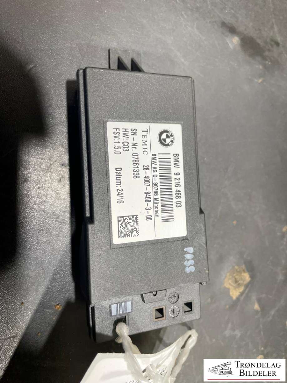 Styreenhet sete til BMW M3 2014-2019 (F80) (F80) (9 216 468 03|)
