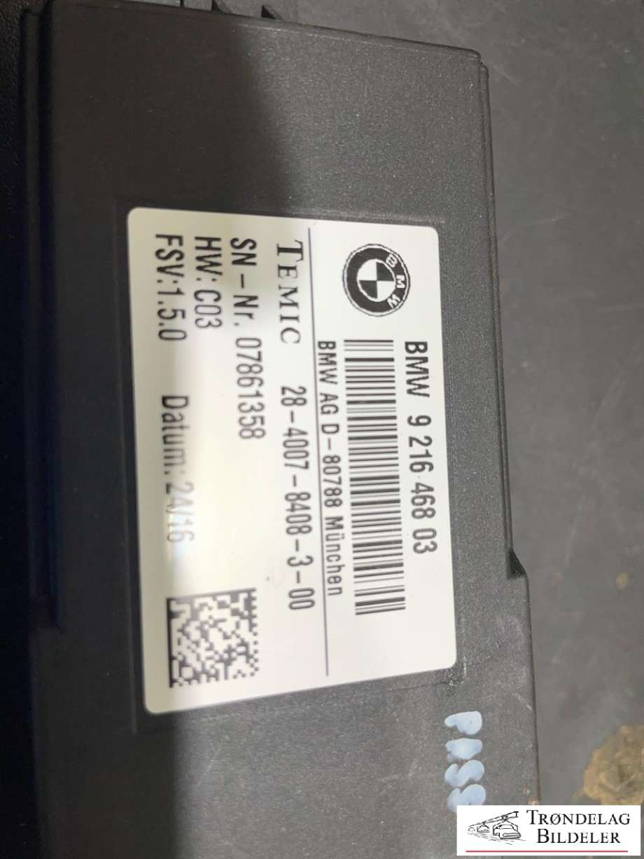 Styreenhet sete til BMW M3 2014-2019 (F80) (F80) (9 216 468 03|)
