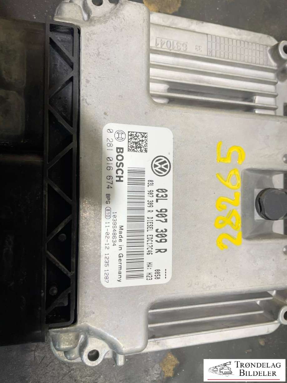 Styreenhet motor til VW Tiguan 2007-2011 (Type I, Fase 1)  (03L907309R|)