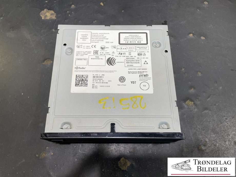Bilstereo navigasjon til VW Tiguan 2016-2020 (Type II, Fase 1)  (3Q0035842C|)
