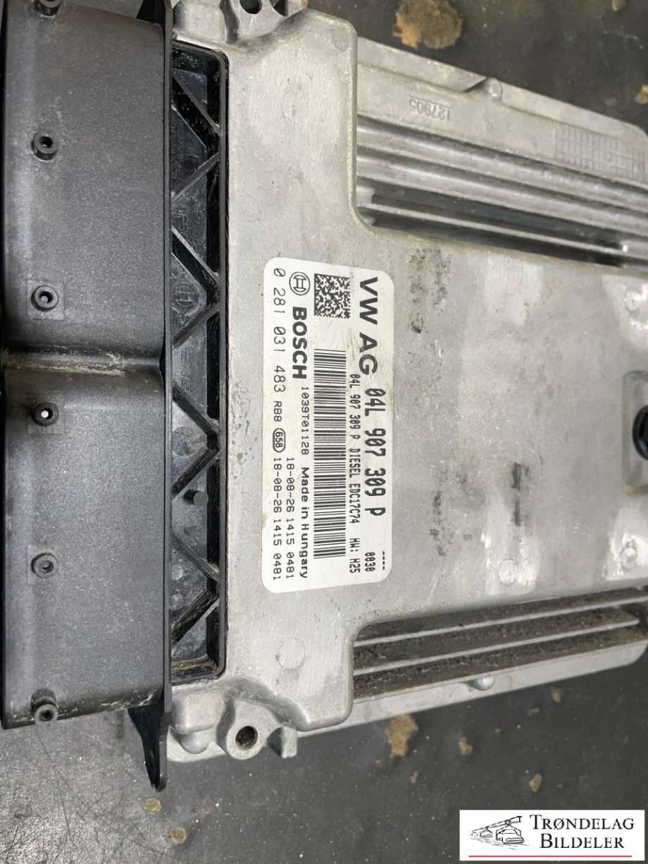 Styreenhet motor til VW Tiguan 2016-2020 (Type II, Fase 1)  (04L907309P|)
