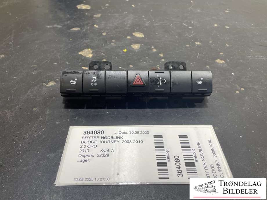 Bryter nødblink til Dodge Journey, 2008-2010  