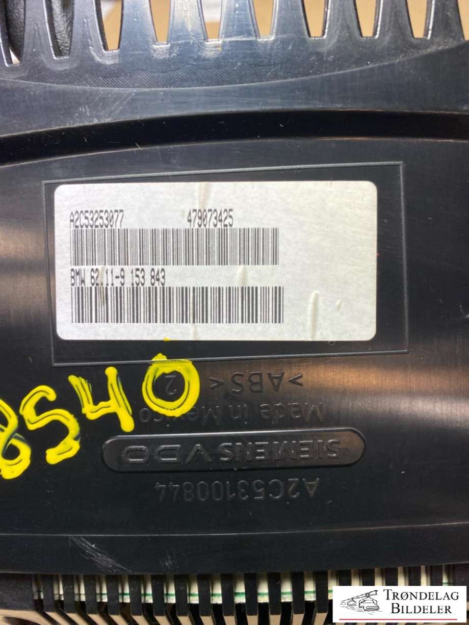 Speedometer til BMW X5 2007-2013 (E70) (E70) (A2C53253077|986411280|)