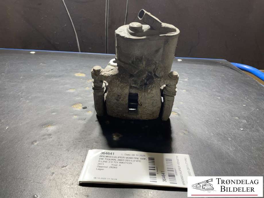 Bremsecaliper venstre bak, elektrisk til VW Tiguan, 2007-2011 (Type I, Fase 1)  (5N0 615 403)