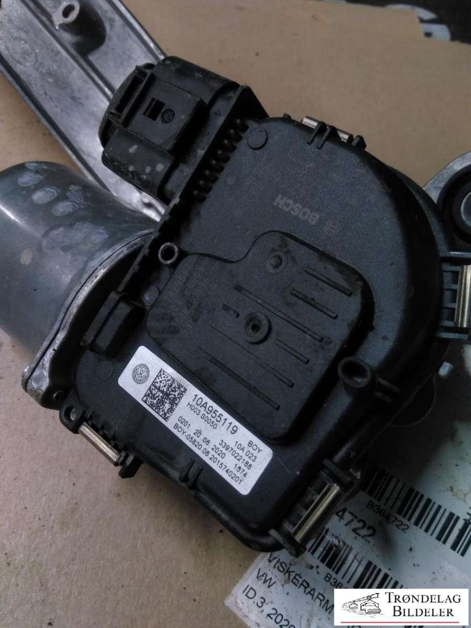 Viskerarm frontrute venstre til VW ID.3 2020-->> (10A 955 113 A|)