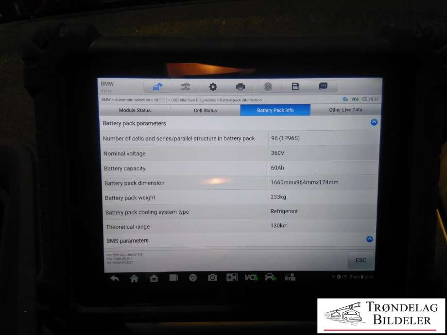 Batteripakke elbil til BMW i3 2013-2022  (100% SOH|)