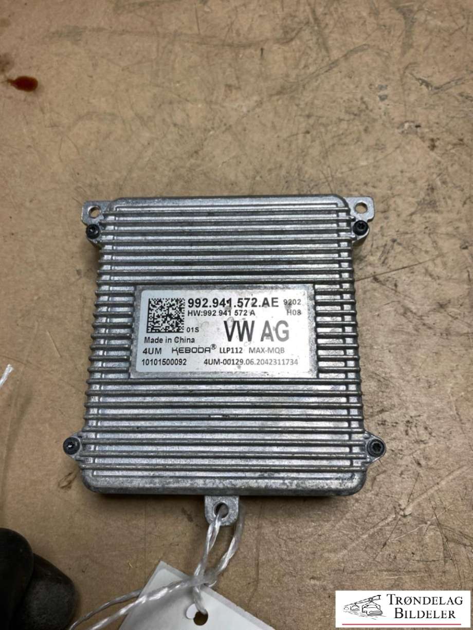 Styreenhet LED til VW ID.3 2020-->> (992 941 572 AE|)