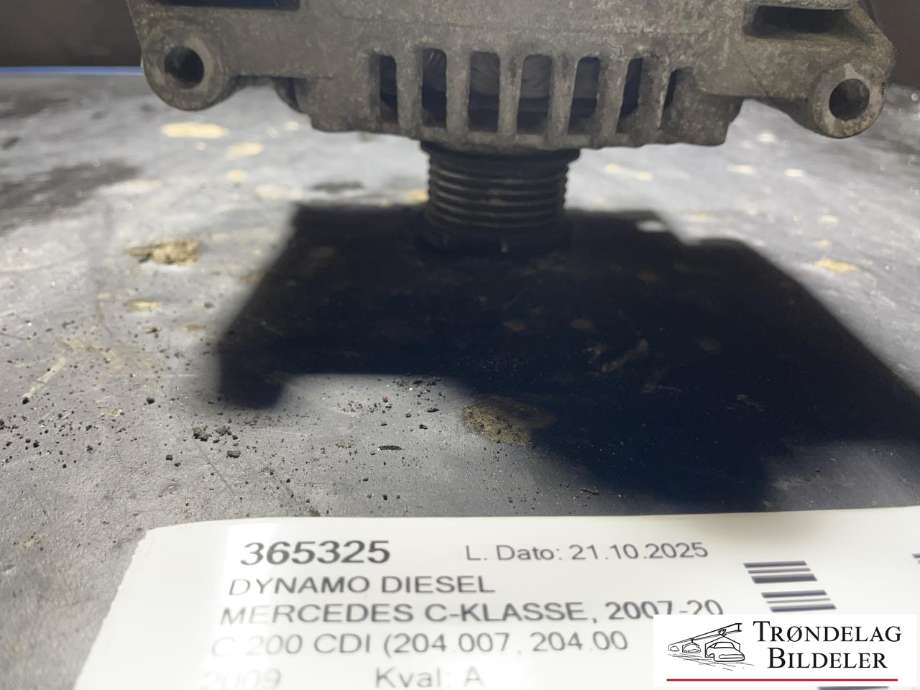 Dynamo diesel til Mercedes C-Klasse 2007-2011 (Fase 1) (W204) (W204) (A0131549002|986048450|121715029|A013154900280|LRA03446)