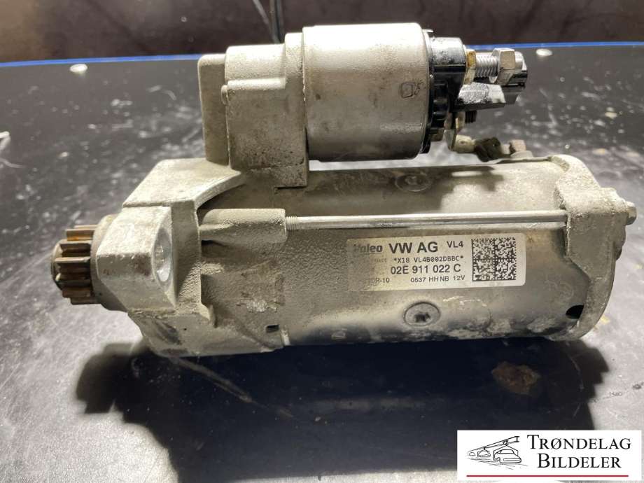 Starter diesel til VW Tiguan 2016-2020 (Type II, Fase 1)  (02E 911 022C|02E 911 023 Q|02E 911 023 T|02E 911 024 C|02E 911 024 H|02E 911 024 CX)