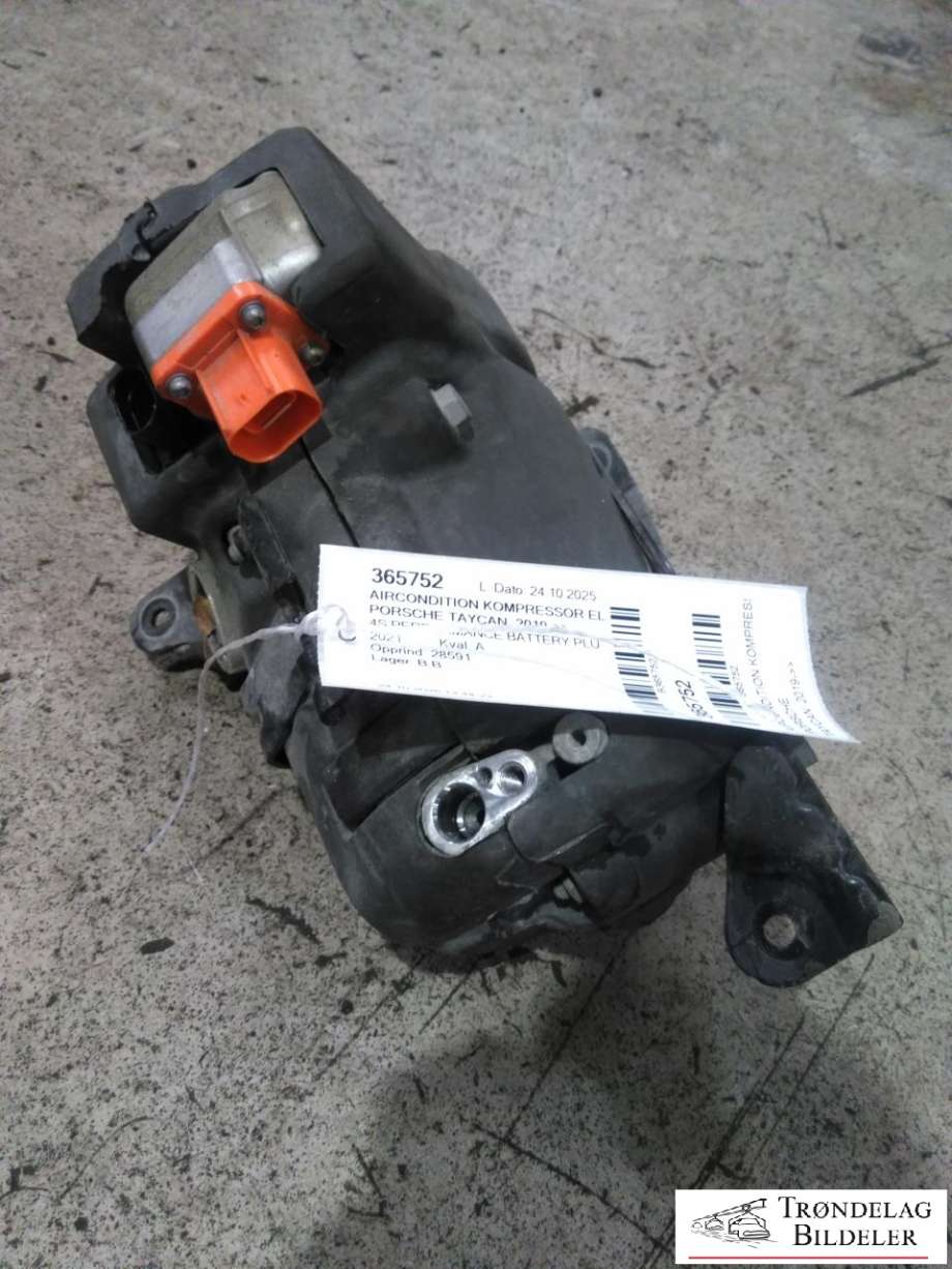 Aircondition kompressor elbil til Porsche Taycan, 2019-->>  (PAD 816 797 A|9J1 816 797 A)