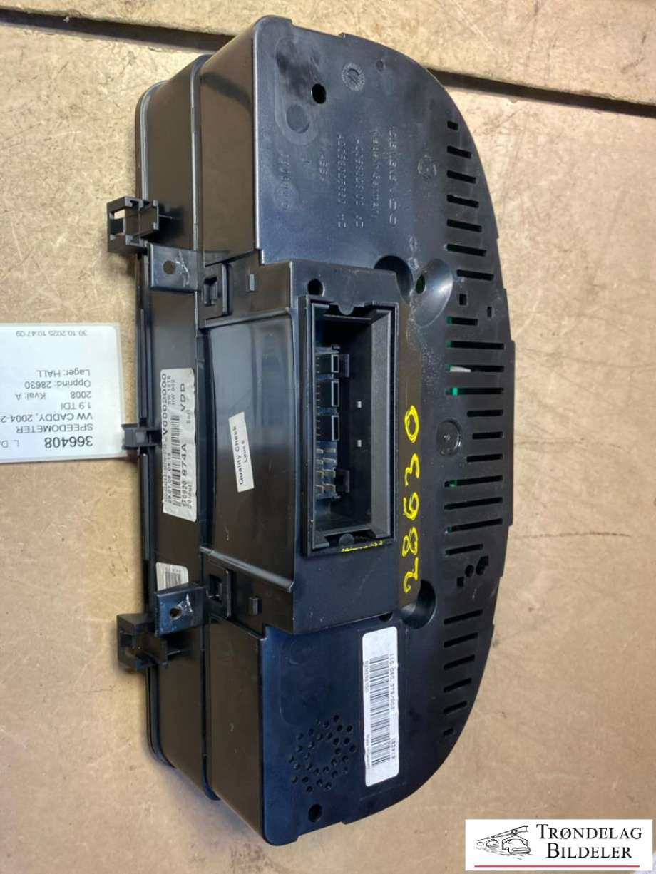 Speedometer til VW Caddy 2004-2010 (Type III, Fase 1)  (1T0920874A|)