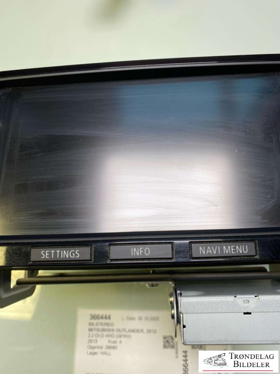 Bilstereo til Mitsubishi Outlander 2012-2015 (Type III, Fase 1)  (8750A374|8750a297|)