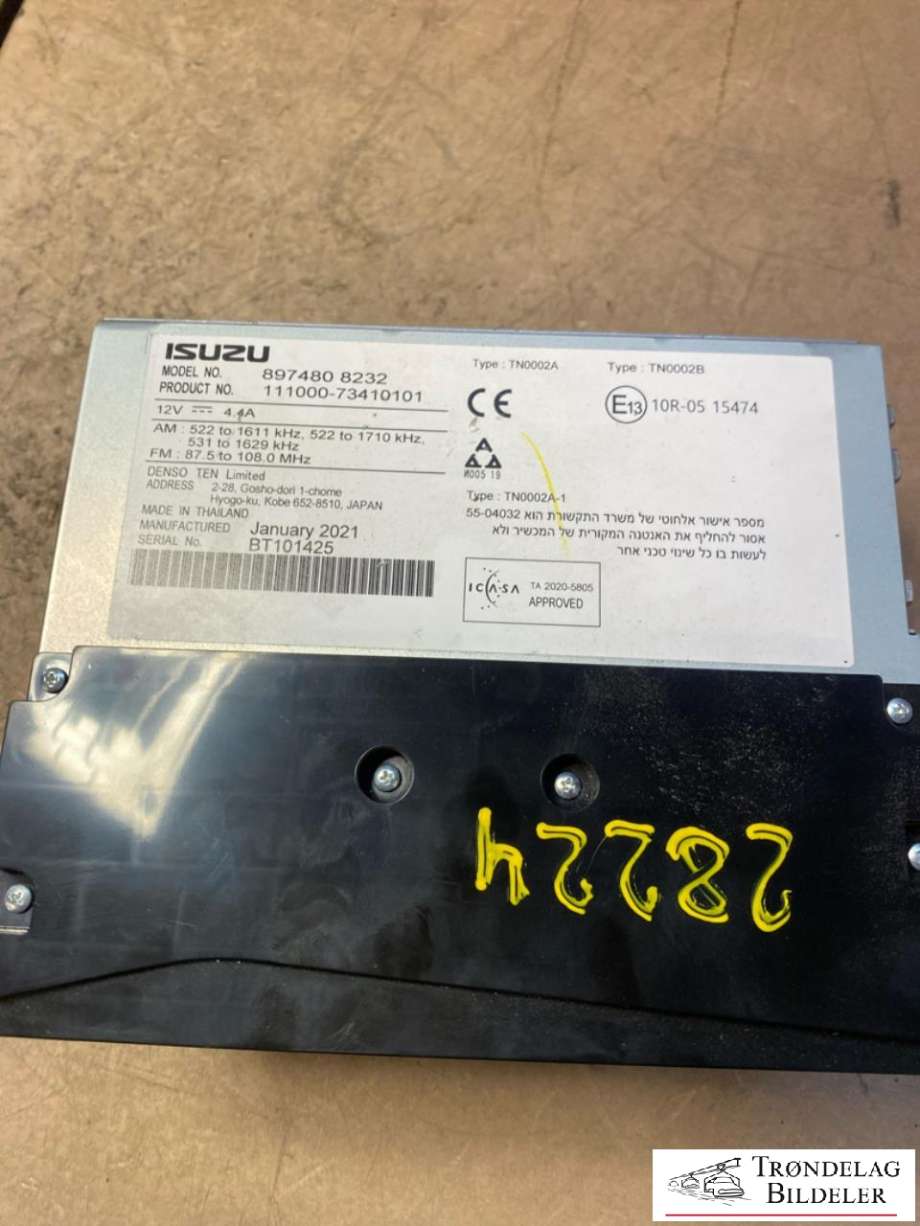 Bilstereo diverse til Isuzu D-Max, 2021-->> (Type III) (8974808232)
