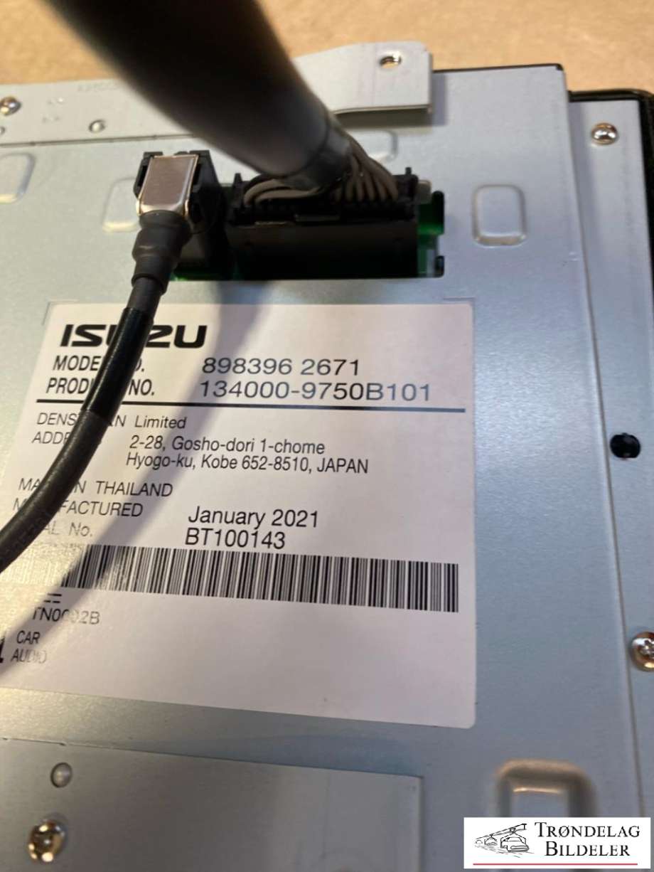Bilstereo navigasjon skjerm til Isuzu D-Max 2021-->> (Type III) (8983962671|)