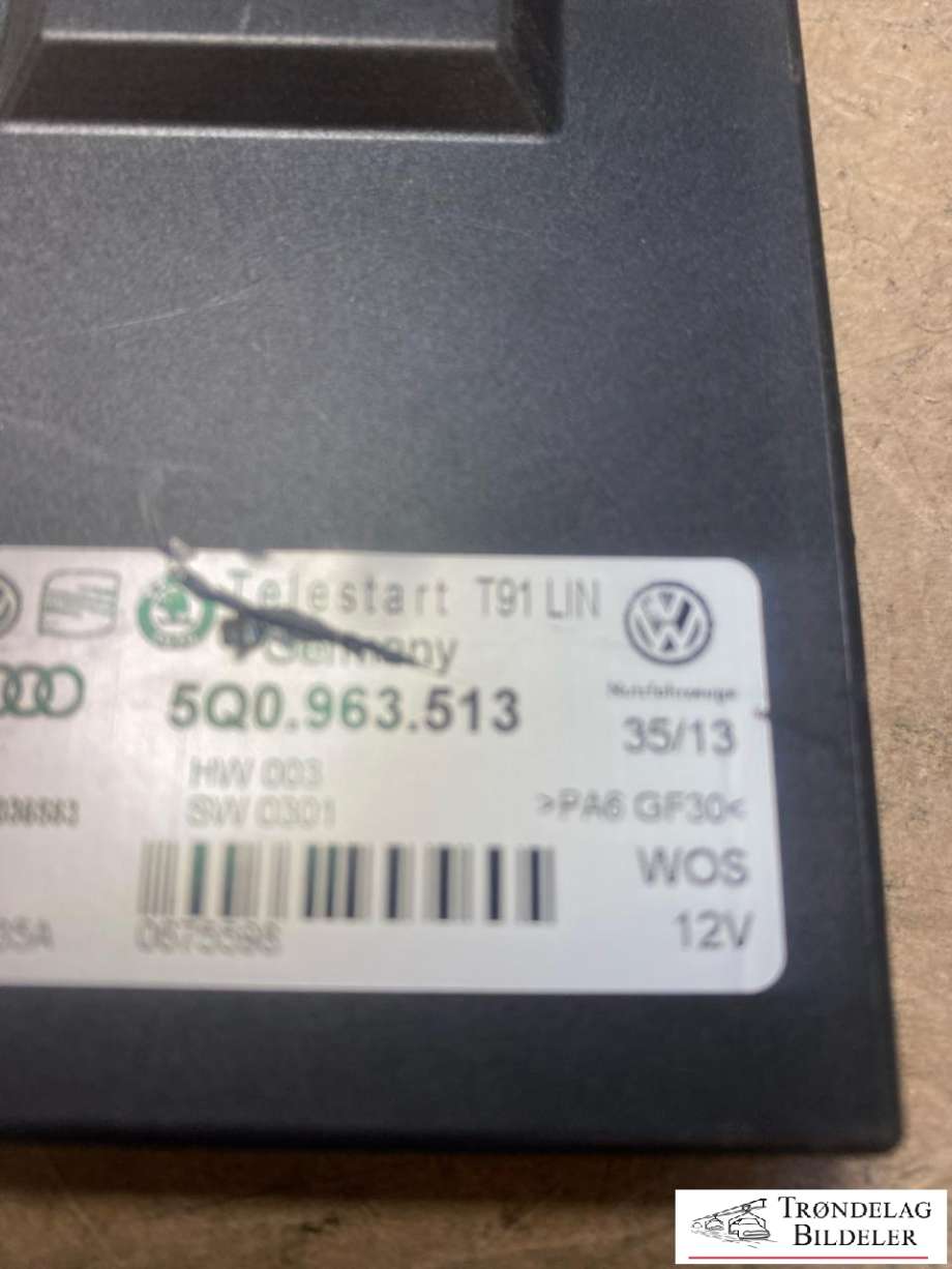 Styreenhet diverse til Škoda Octavia 2013-2016 (Type III, Fase 1)  (5Q0963513A|9027446A|)