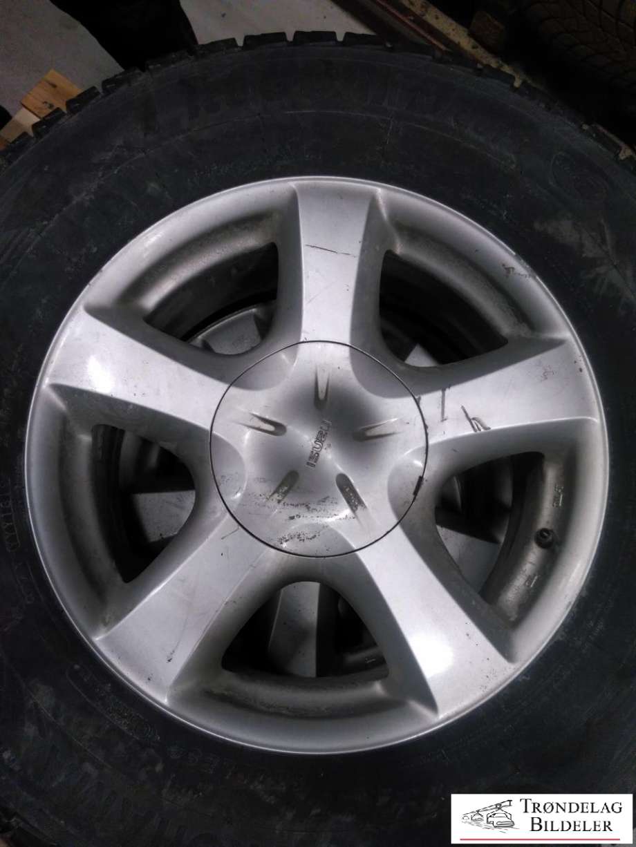Hjulsett aluminium vinter til Isuzu D-Max 2021-->> (Type III)  (YOKOHAMA|265/65-17| 112Q| 7X17| 6X139.7 (6X5.5) /ET? / CB100.1 MM|5MM MØNSTERDYBDE|PROD ?)