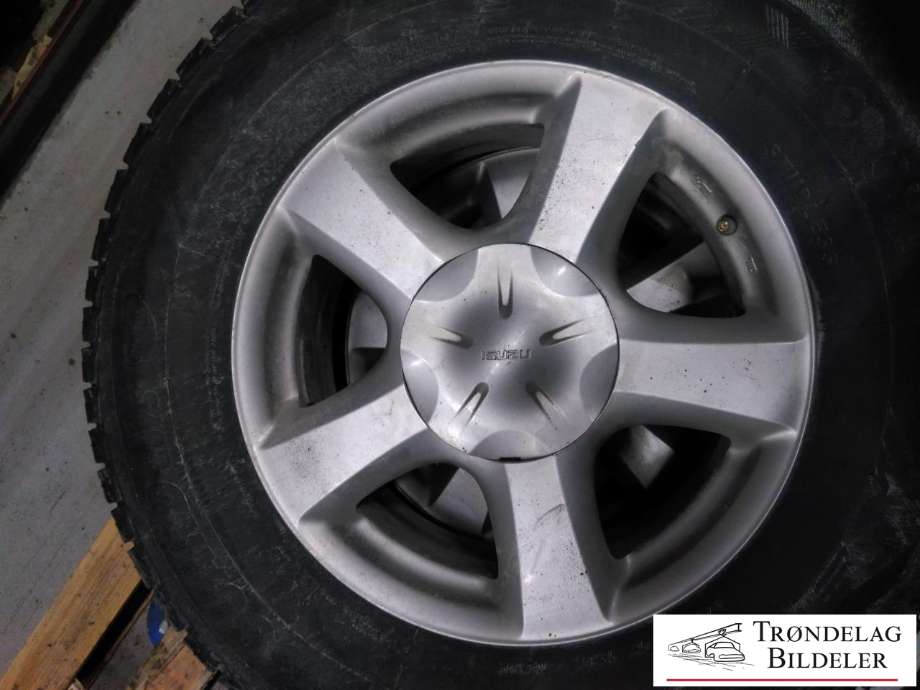 Hjulsett aluminium vinter til Isuzu D-Max 2021-->> (Type III)  (YOKOHAMA|265/65-17| 112Q| 7X17| 6X139.7 (6X5.5) /ET? / CB100.1 MM|5MM MØNSTERDYBDE|PROD ?)