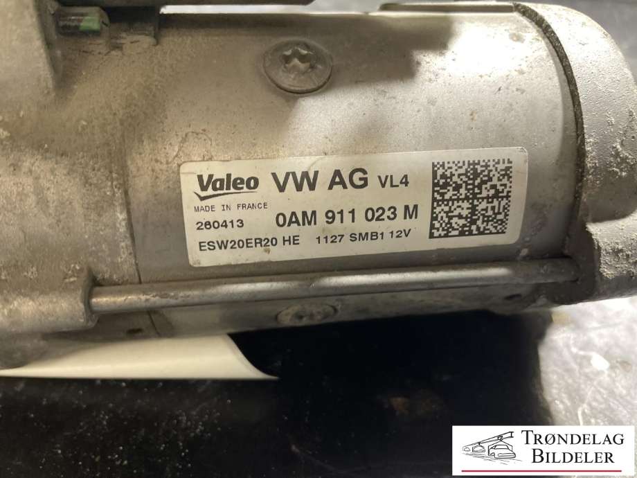 Starter diesel til Škoda Octavia 2013-2016 (Type III, Fase 1)  (0AM 911 023M|0AM 911 021 E|0AM 911 023 MX|0AM 911 021 EX|0AM 911 021 B|0AM 911 021 BX|0AM 911 023 G|0AM 911 023 GX|0AM 911 023 H|0AM 911 023 HX|0AM 911 023 J|0AM 911 023 JX)