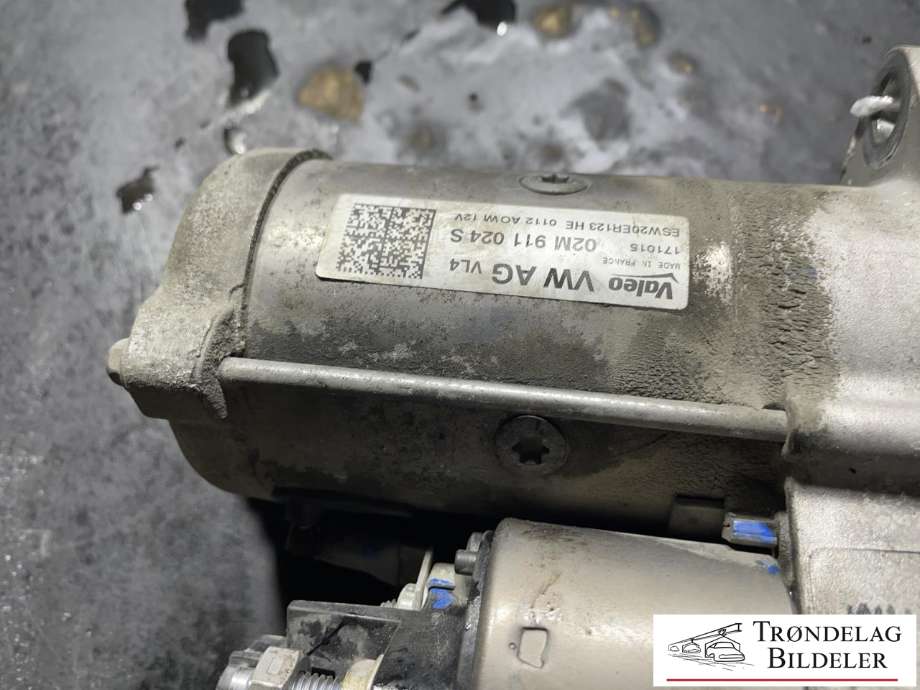 Starter diesel til Škoda Octavia 2013-2016 (Type III, Fase 1) (02M911024C|1153009|02M911021E|02M911021EX|02M911021P|02M911021PX|02M911024B|02M911024BX|02M911024CX|02M911024G|02M911024GX|02M911024S|LRS02394|0986025110|)