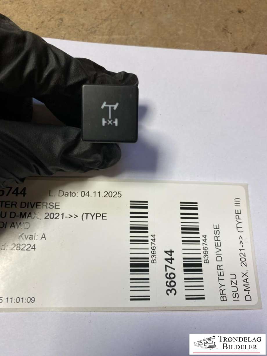 Bryter diverse til Isuzu D-Max 2021-->> (Type III) (8975071271|)