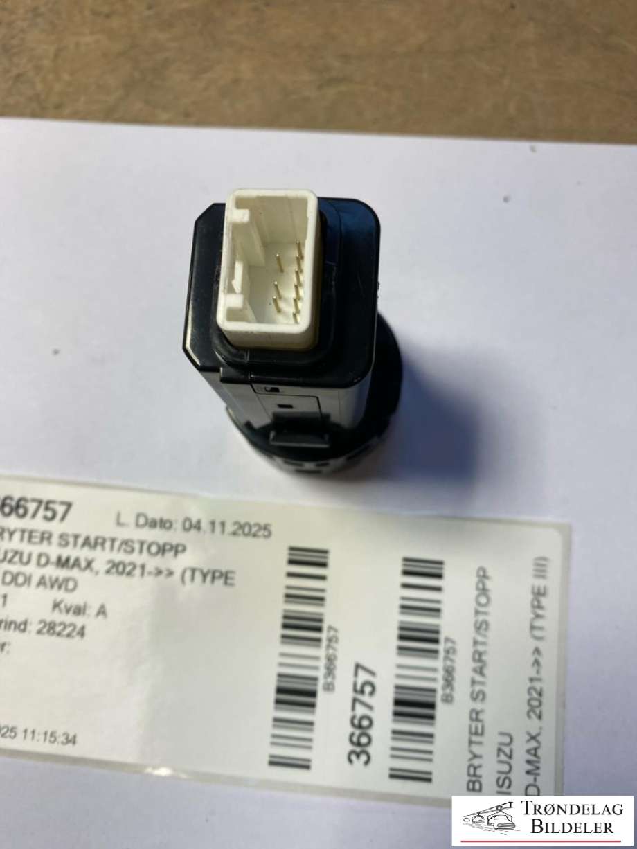 Bryter start/stopp til Isuzu D-Max 2021-->> (Type III)  (8974919650|)