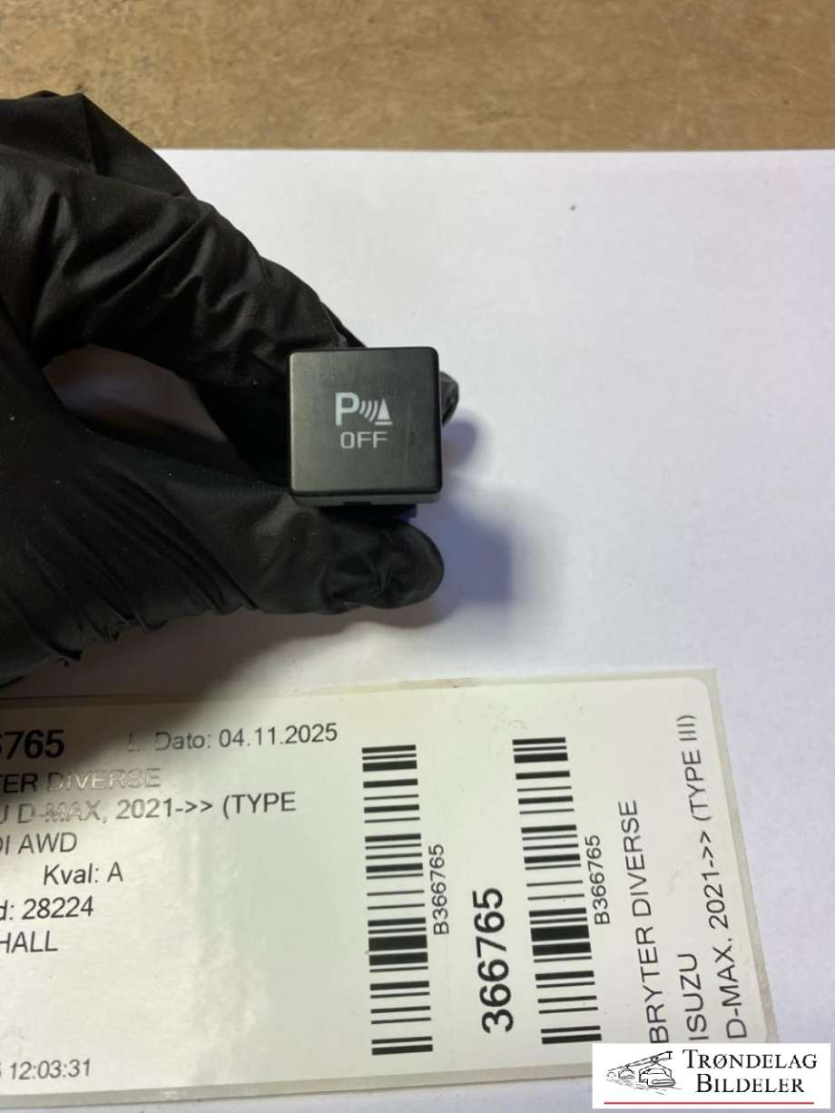 Bryter diverse til Isuzu D-Max 2021-->> (Type III) (8983945322|)