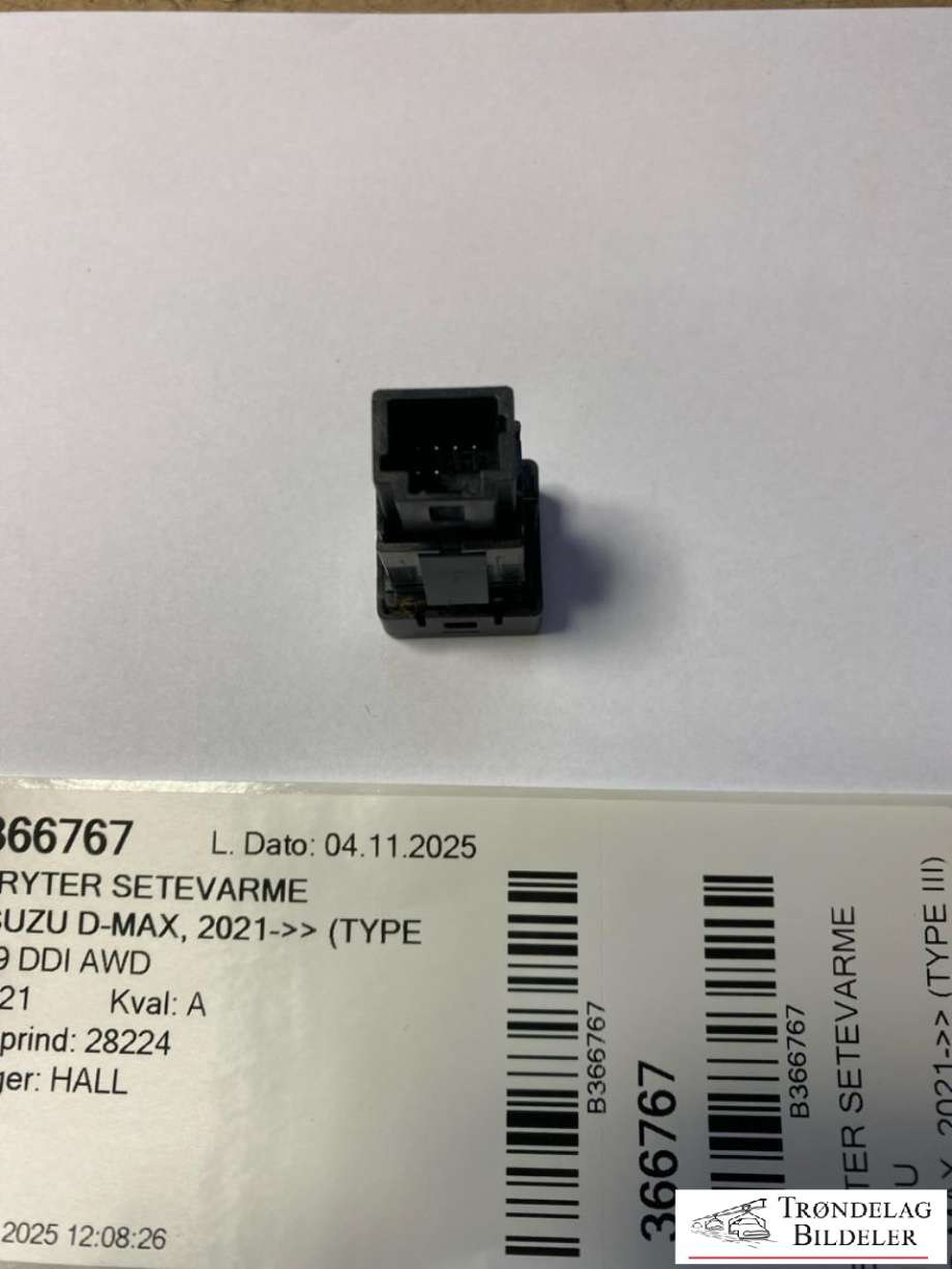 Bryter setevarme til Isuzu D-Max 2021-->> (Type III)  (8983945341|)