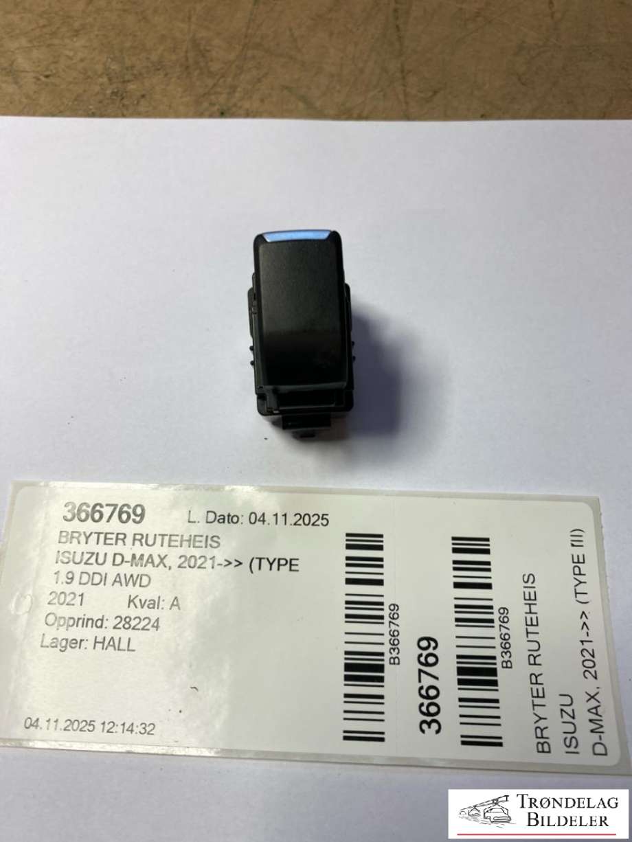 Bryter ruteheis til Isuzu D-Max, 2021-->> (Type III) (8974724560)