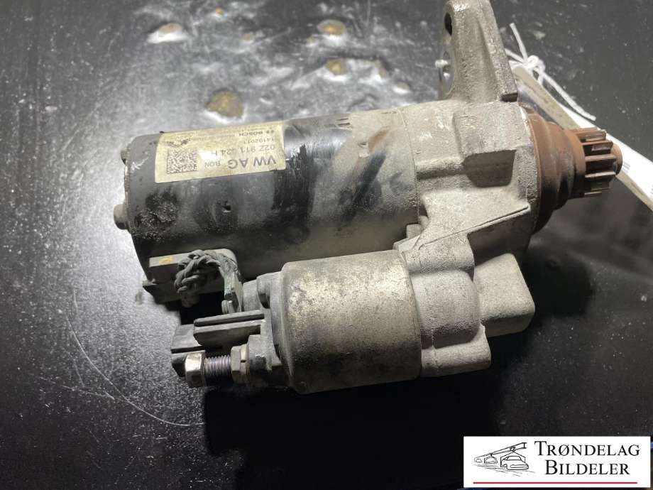 Starter diesel til VW Caddy 2010-2015 (Type III, Fase 2) (02Z911024L|02Z911024LX|02Z911024B|02Z911024BX|02Z911021K|02Z911021KX|02Z911021C|02Z911023S|02Z911024A|02Z911024H|02Z911024HX|986025070|LRS02345)
