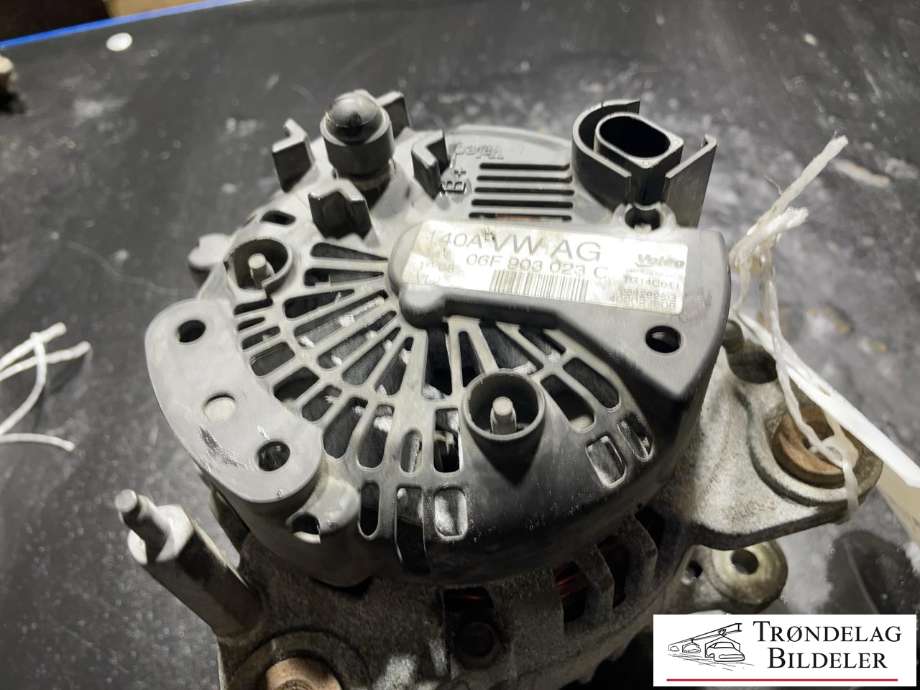 Dynamo diesel til VW Tiguan 2007-2011 (Type I, Fase 1)  (06F903023C|06F903023F|06F903023FX|986045340|1800A066|03L903023F|06F903023A|06F903023J|06F903023AX|06F903023CX|06F903023H|06F903023HX|124525091|028903029NX|LRA02291|03L903023FX)