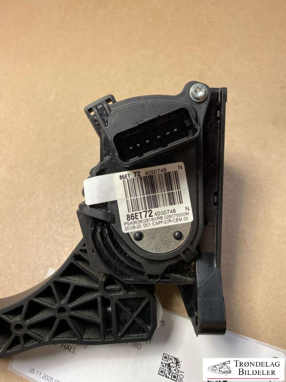 Pedal gass til Peugeot Expert 2016-->> (Type III)  (9838028180|)