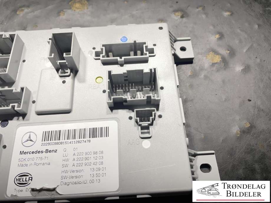 Styreenhet (SAM - Signal Acquisition Module) til Mercedes C-Klasse 2014-2018 (Fase 1) (W205) (W205) (A2229009808|)