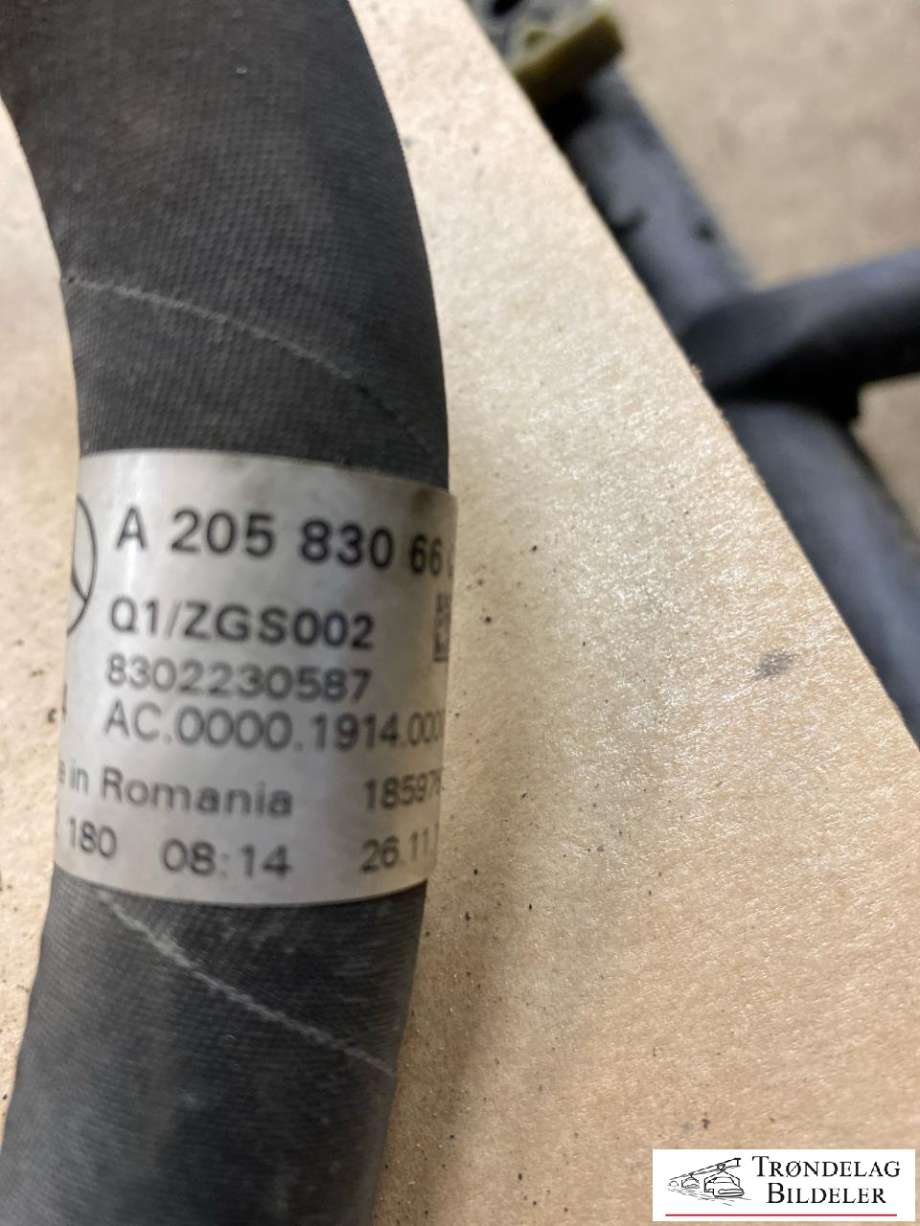 Aircondition rør til Mercedes C-Klasse 2014-2018 (Fase 1) (W205) (W205) (A 205 830 66 01|)
