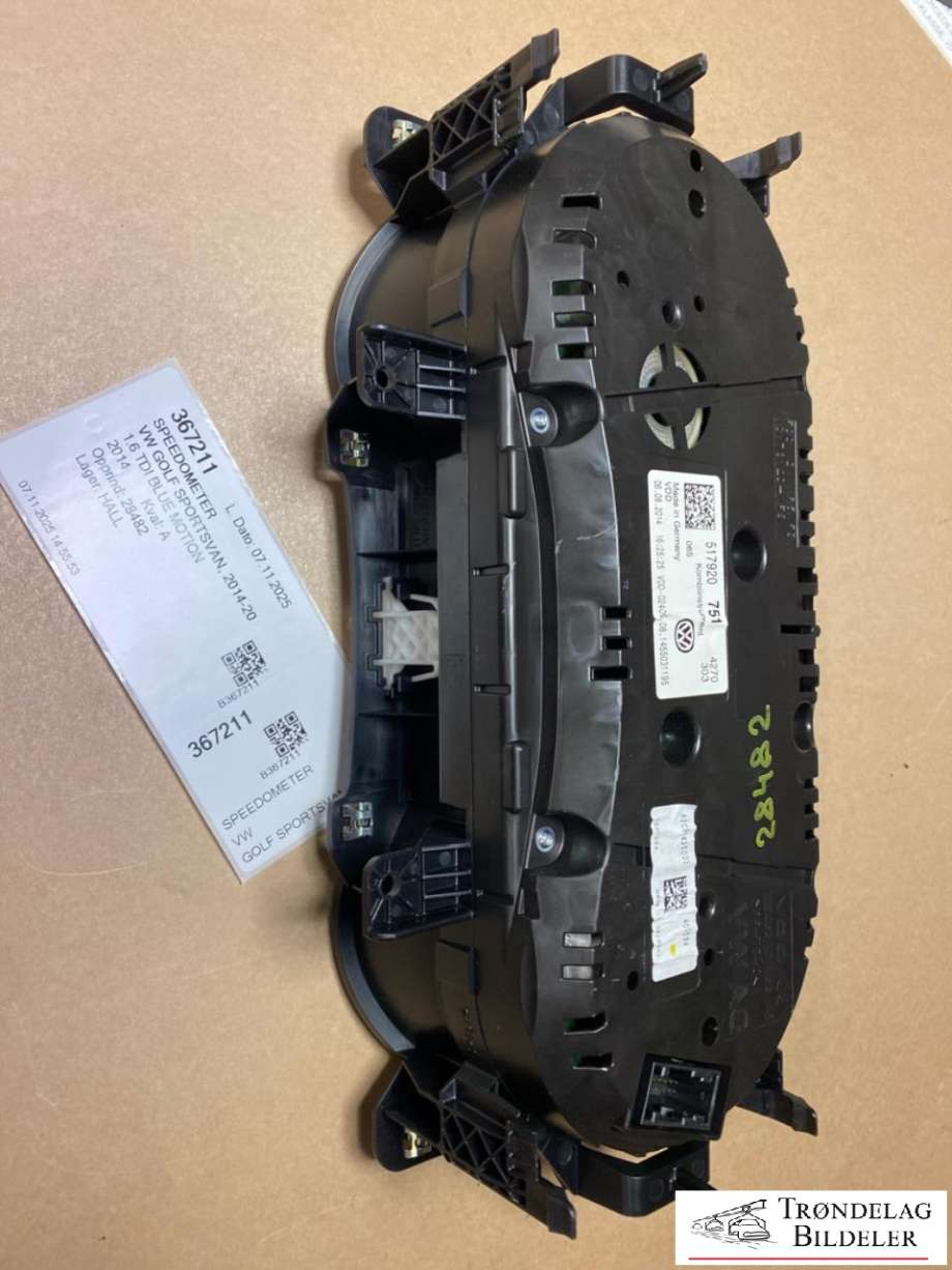 Speedometer til VW Golf Sportsvan 2014-2018  (517 920 740 C|)