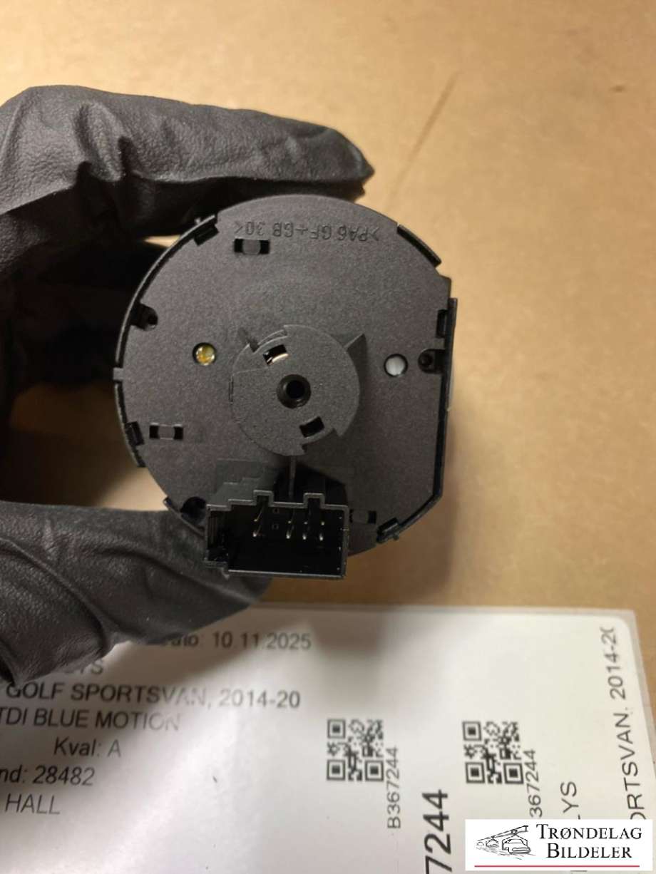 Bryter lys til VW Golf Sportsvan 2014-2018  (5G0941431BG|)